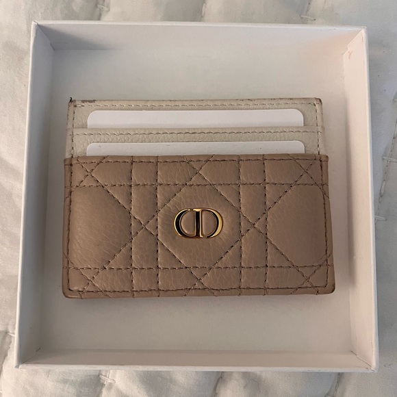 Dior Handbags - Dior Caro Small Calfskin Card Holder
